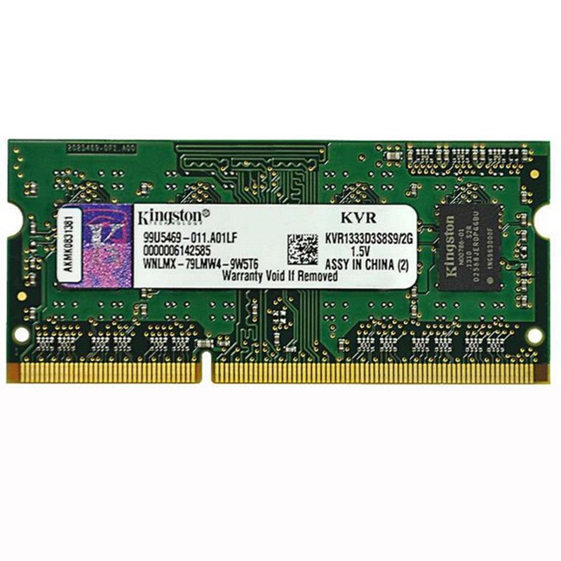 金士顿(Kingston) DDR3 1333 2GB笔记本电脑内存条兼容1066