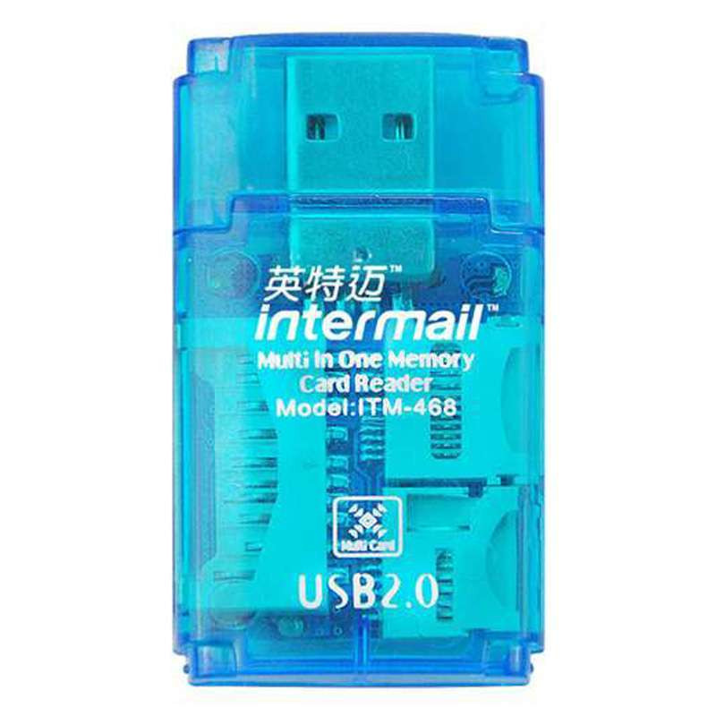 英特迈 (InterMail) ITM-468(蓝) 多功能读卡器