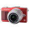 奥林巴斯（OLYMPUS） 微型单电相机 EPM2 14-42mm套机 红 随机附赠8G卡