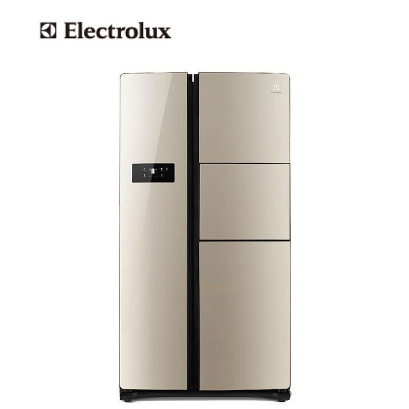 伊莱克斯(Electrolux) ESE556SGD 553升 对开门冰箱(香槟金色)