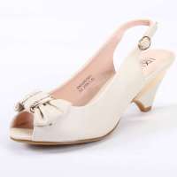 IIXVIIX69杏色羊纹PU女装凉鞋SN22S5760153