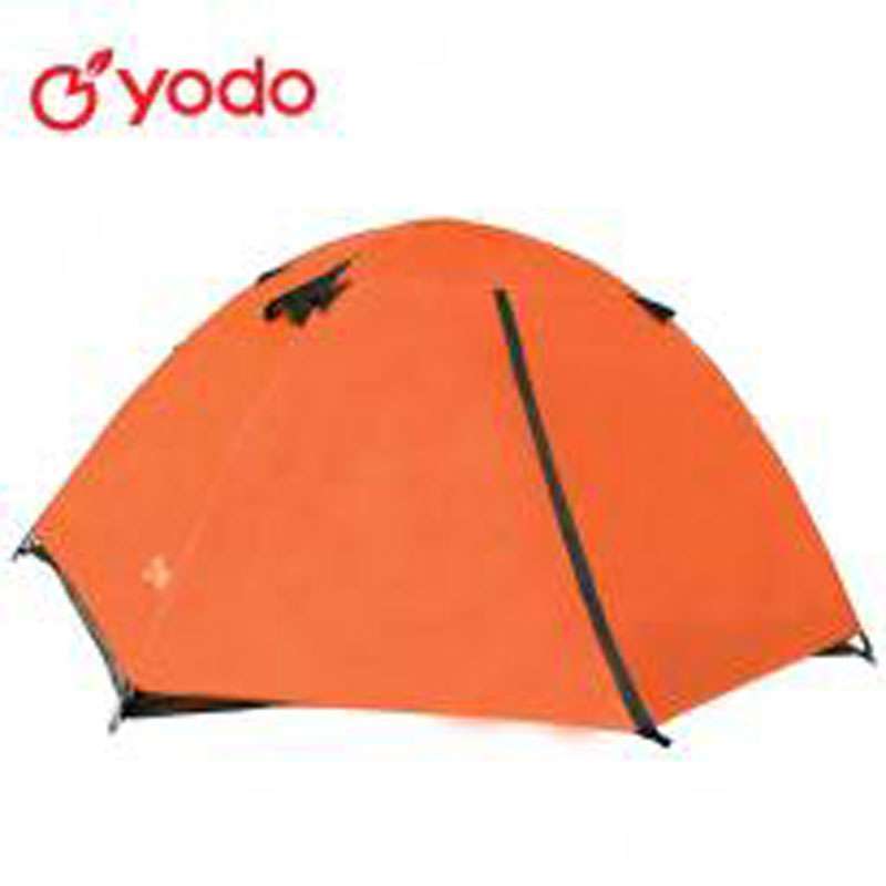 悠度yodo 新款户外两人双层帐篷 野外露营帐篷橙色YD78000223