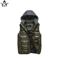 暴马秋冬韩版休闲连帽暖棉皮马甲G2602 