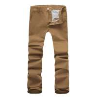 PPZ 男装韩版棉质男士休闲裤096 卡其 30码【