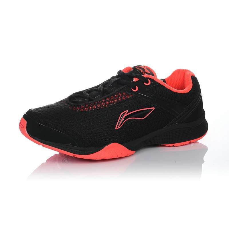 李宁女平衡健身鞋AFBG024-3 黑色/荧光粉红 36.5码