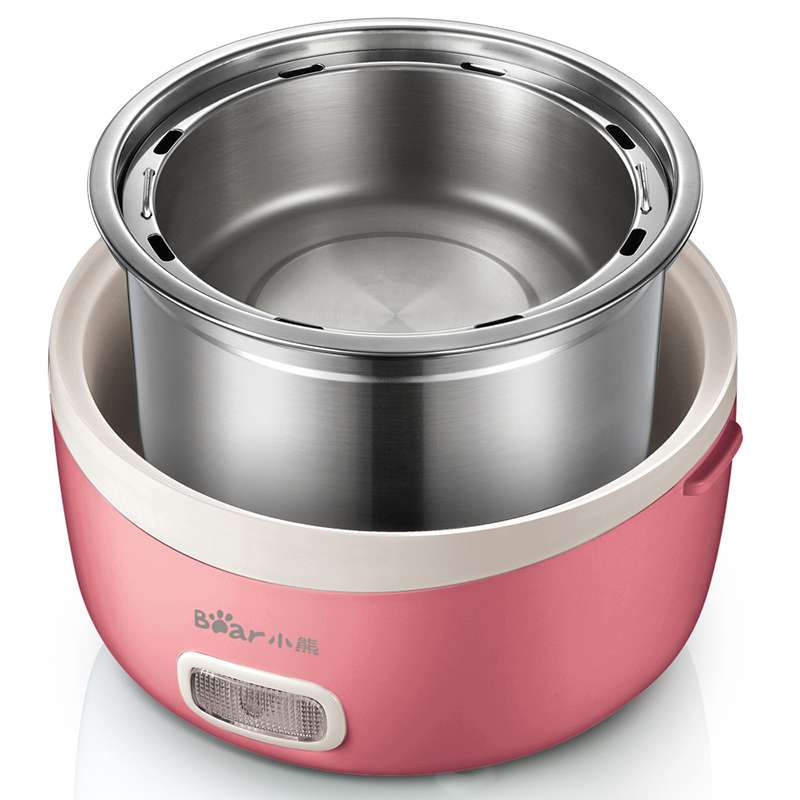小熊蒸煮饭盒dfh-s205 粉红色高清实拍图
