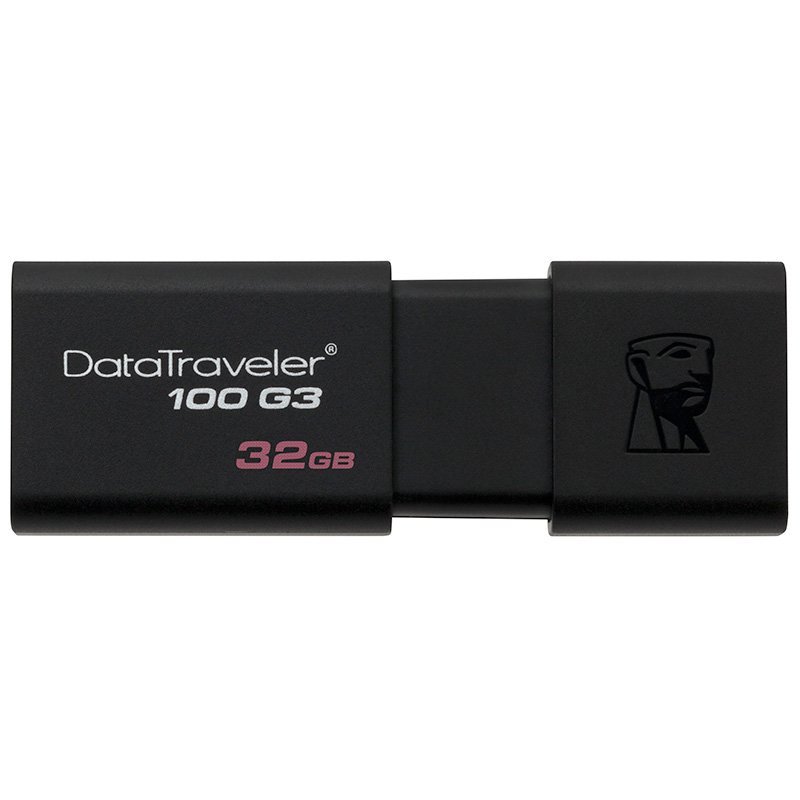 金士顿（Kingston）DT100G3 32GB USB3.0 U盘--黑色（新老包装随机发货）