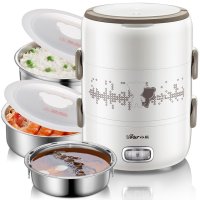 小熊(bear)电热饭盒 DFH-S2358 双层2L大容量