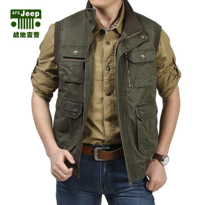 【<em>战地吉普旗舰店</em>男士<em>马甲</em>】<em>战地吉普</em>AFS JE