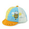 公主妈妈 夏款儿童帽子 3D造型鸭舌帽 蜜蜂网格帽 遮阳帽 童帽 桔色 S码
