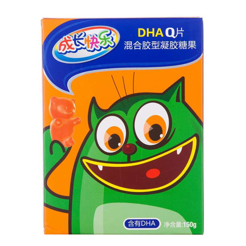 养生堂成长快乐DHA Q片混合胶型凝胶糖果（含有DHA)150g