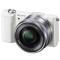 索尼(SONY) ILCE-5000Y 微单相机 白色(16-50mm+55-210mm双镜头全焦段 a5000/α5000)