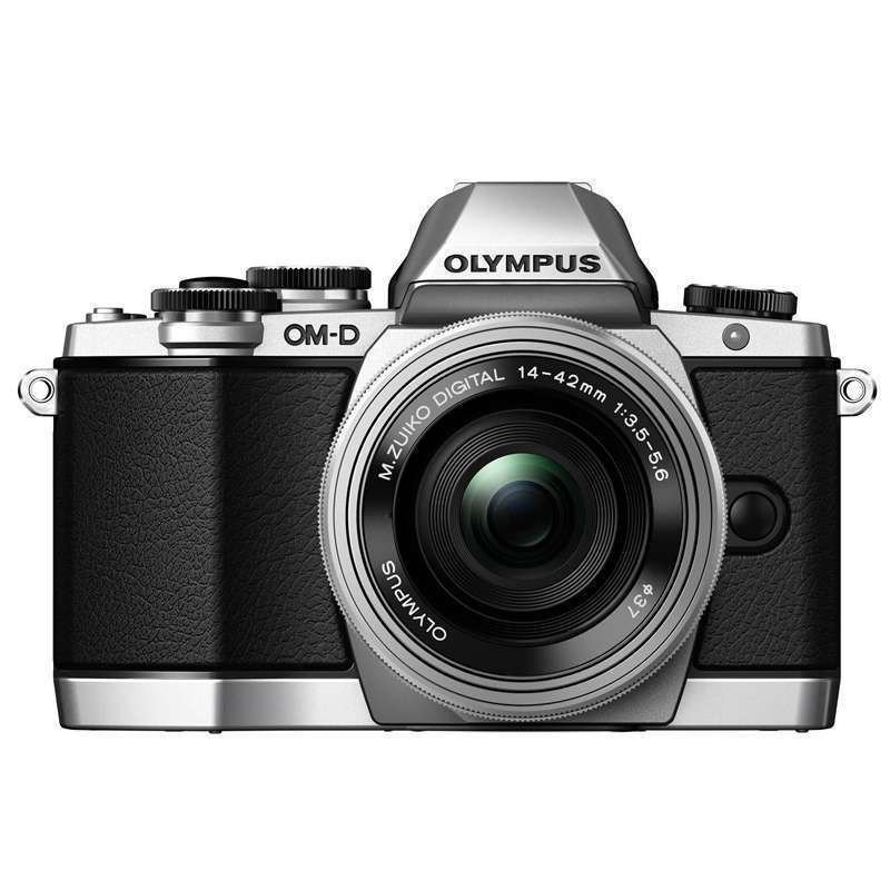 奥林巴斯(OLYMPUS) E-M10 微单相机 (14-42mm) 电动版 银色（EM10 赠8G卡)