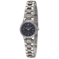 瑞士绿琴 时尚优雅精钢表带女士商务石英手表