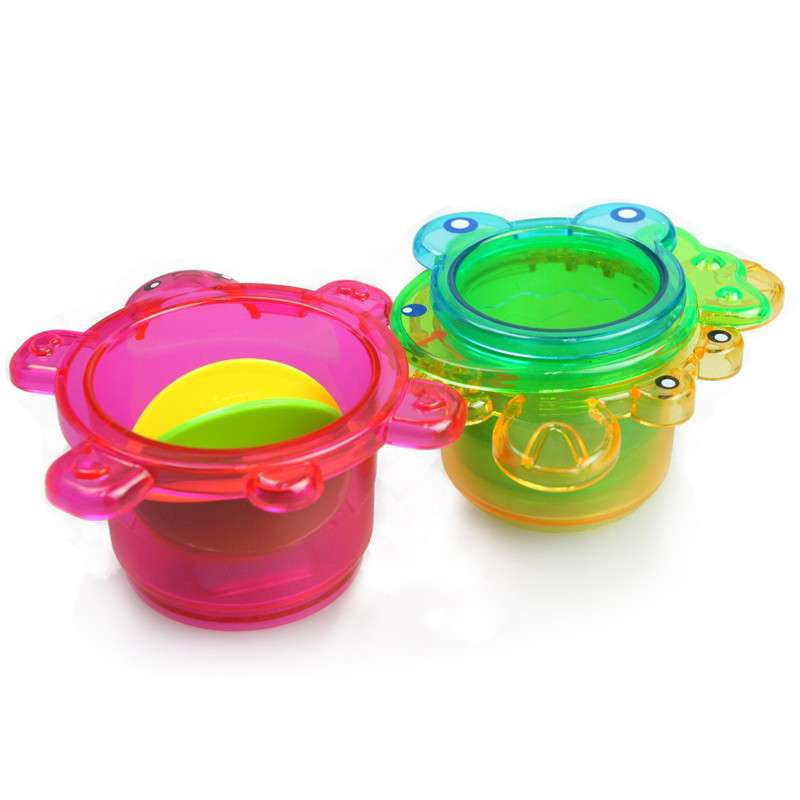 AUBY 澳贝 沐浴系列 海洋叠叠杯 塑料玩具 463507DS