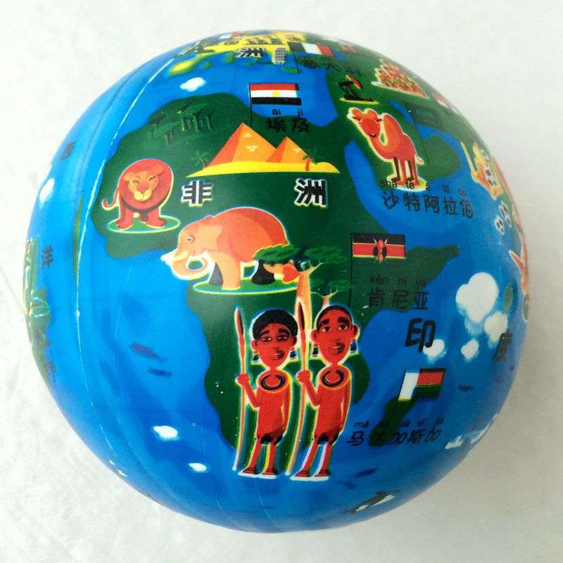 【苏宁自营】moreyear儿童皮球西瓜球 充气玩具球PVC环保材质17007小马拍拍球+17006西瓜把手球一套2只