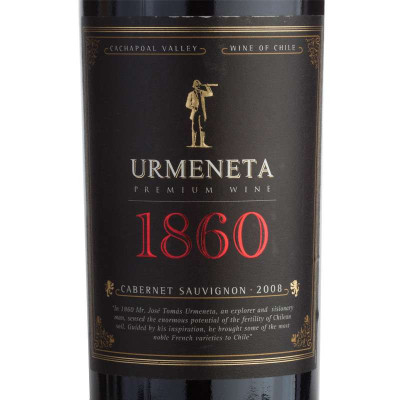 智利原瓶进口 urmeneta方向标1860至尊 赤霞珠 干红酒