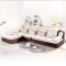 禾辰简约现代休闲小户型布艺沙发组合转角带贵妃三人沙发客厅家具L-31 米色