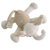 绿典彩棉CCWJ0003趴趴象毛绒玩具有机生态