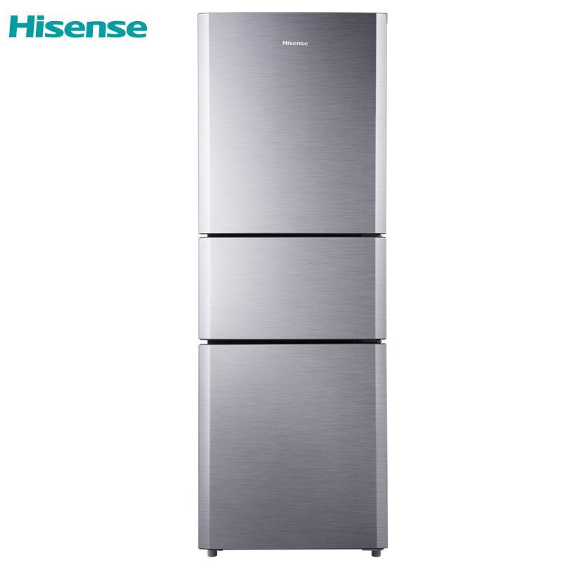 海信(Hisense) BCD-206D 206升 三门冰箱（拉丝银）