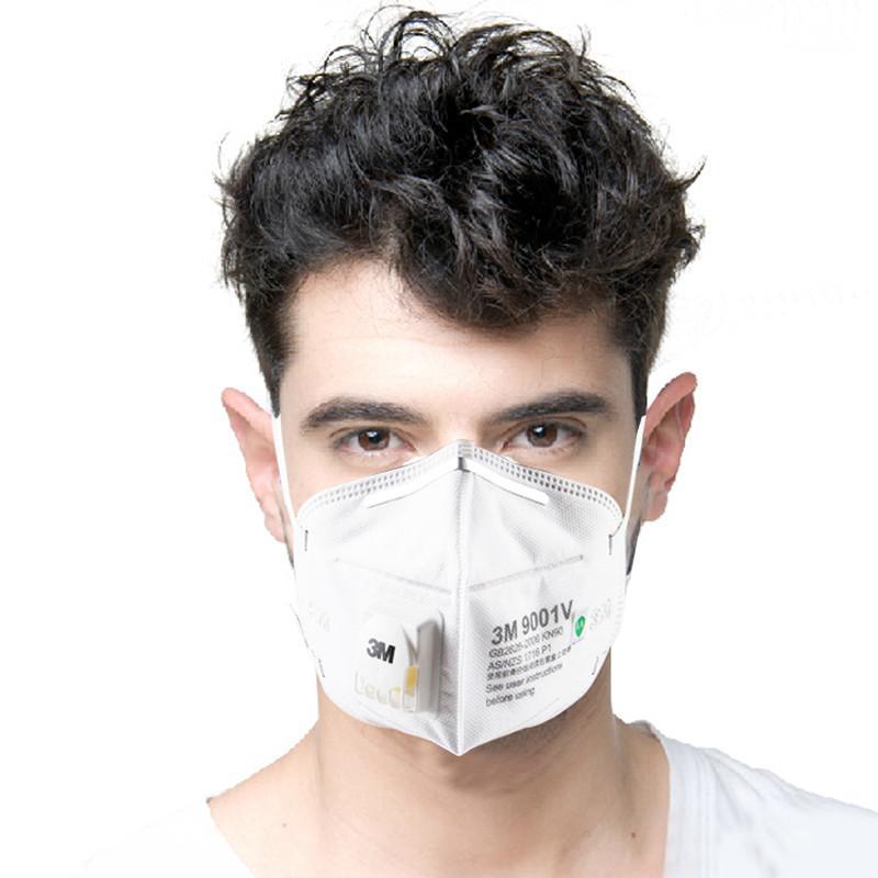 3M 9001V KN90 环保自吸过滤式防颗粒物有呼