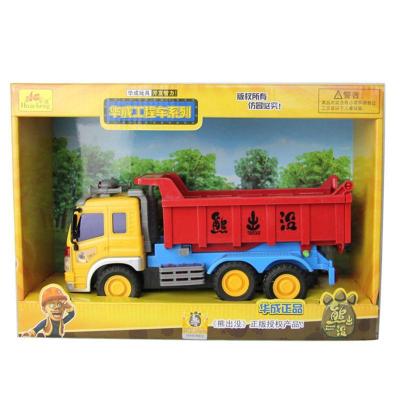 HC0333】声音灯光熊出没惯性工程车光头强挖