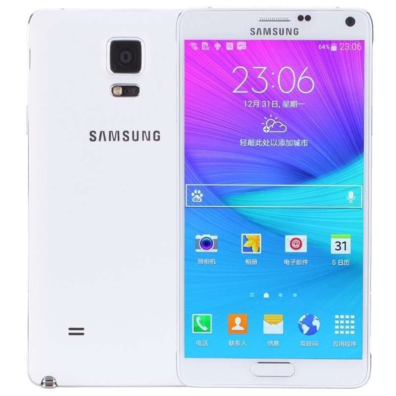 三星 Galaxy Note4 N9100(幻影白)移动联通双4G手机 双卡双待