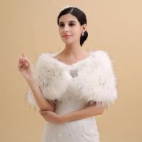天雨尚衣 新娘结婚新款婚纱外套皮草高仿晚宴