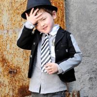 霍格沃兹王子学院春款外套男儿童小西装童装西