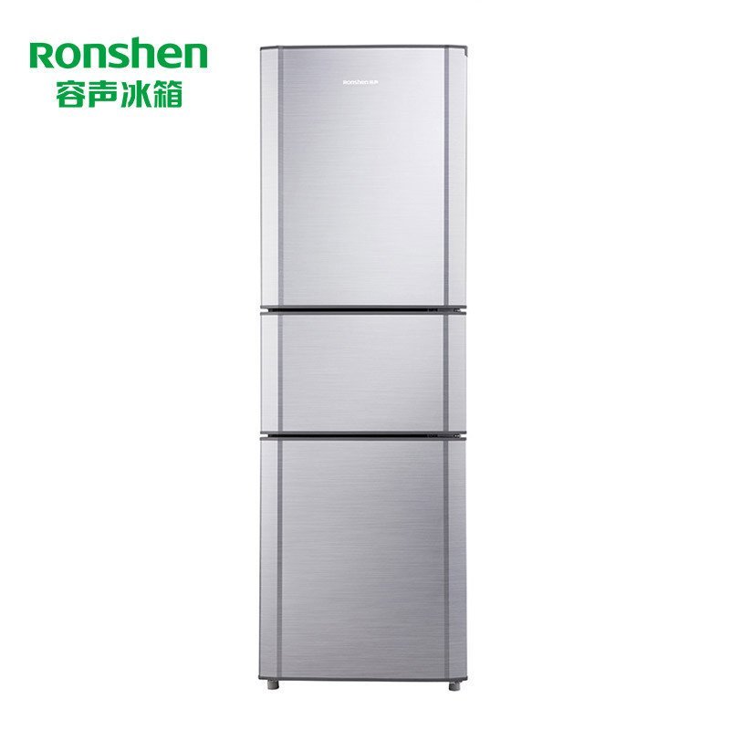 容声(Ronshen) BCD-202M/TX6-GF61-C 202升 三门冰箱（拉丝银）