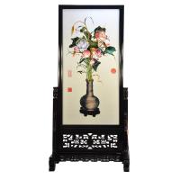 娇古苏绣 聚瑞图手工刺绣礼品 平安苏绣成品 送