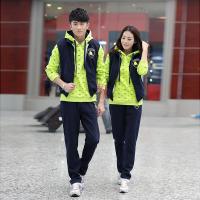 WOLFLAG2014冬季新款情侣装三件套加厚保