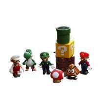 动漫周边 超级玛丽 马里奥套装组合场景 2014新