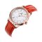 天王表(TIANWANG)新品正品休闲时尚石英品牌女表女士时装皮带手表LS3795P 红色