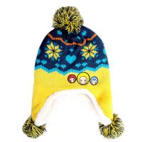 韩国可飞儿儿童帽子秋冬款可爱宝宝加绒护耳帽