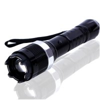 外强光手电筒充电式防身电击棒防狼高压电棍L