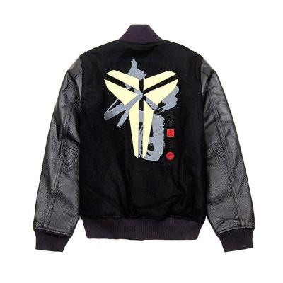 nike kobe科比/詹姆斯毁灭者高端皮袖夹克设计 秋冬限量 皮款加厚设计