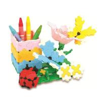 七巧匠品牌 神奇的3D益智拼插积木玩具 200片