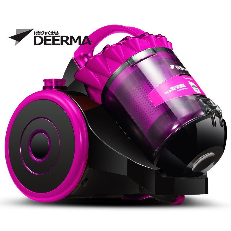 德尔玛（Deerma）DX188E 终身无耗材可水洗 家用吸尘器 (紫色）