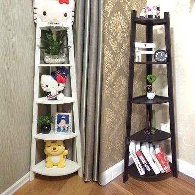层架花架宜家转角架角落架置物架落地花架搁板书架墙角架隔板三角层架