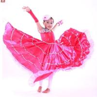 易彦六一节演出服舞蹈服装表演服 裙舞飞扬大