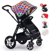 Ibelieve爱贝丽四轮高景观双向可平躺避震折叠