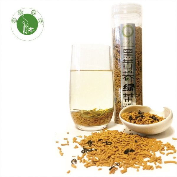 【苦荞美食茗茶】美食地图绿茶地图200g全株毫美食聚图片
