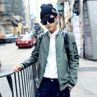 装新款男士个性字母印花夹克男休闲外套ZW3