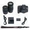 佳能（Canon）EOS750D数码单反相机 套机双镜头套装(EF-S18-55mmf/3.5-5.6ISSTM&EF-S55-250mm）