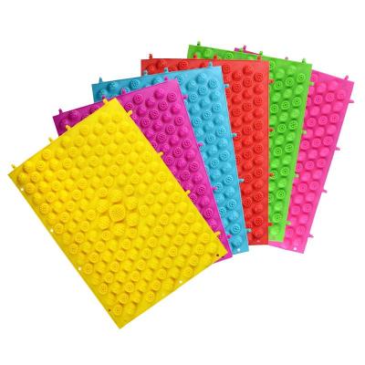 【君和同方专营店瑜伽用品】君和同方环保材质 tpe指压板指压垫 韩国跑男 足底按摩垫 奔跑吧兄弟 脚底趾压板 六片指定颜色【报价、价格、评测、参数】-苏宁易购