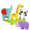 Fisher Price 费雪 小动物平衡积木 FP6003 五件套 儿童早教益智木制玩具 18个月宝宝生日礼物