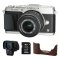 奥林巴斯(OLYMPUS) E-P5 微单相机 (14-42mm EP5) 标准镜头套装 银色(带VF4取景器）