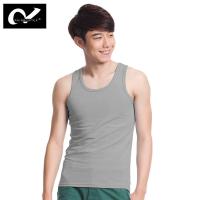 夏季男纯色背心紧身健身全棉内衣运动打底衫舒