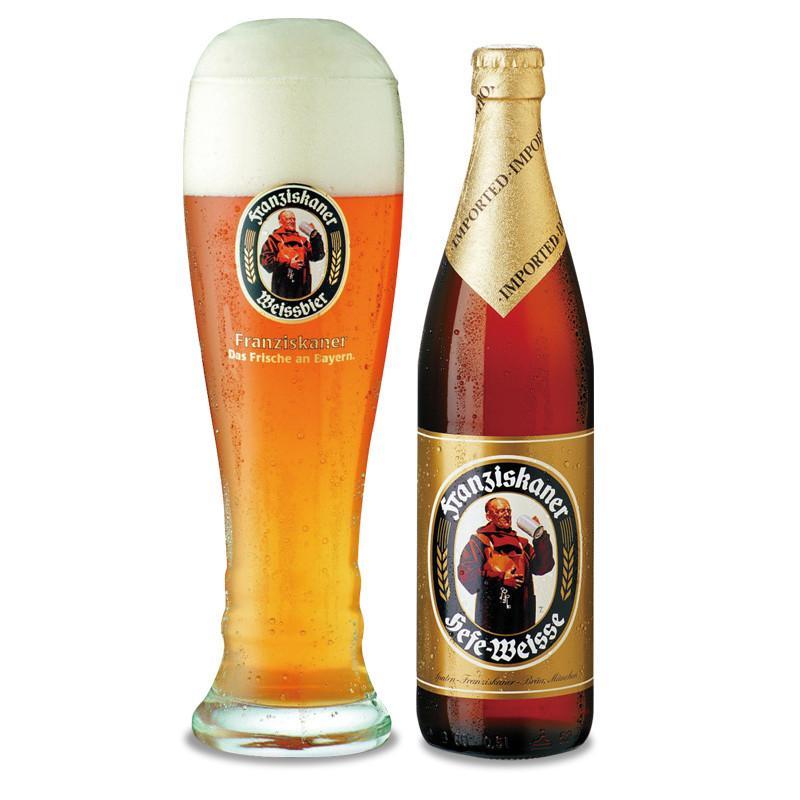 德国进口啤酒 Franziskaner 范佳乐（教士）小麦啤酒450ml
